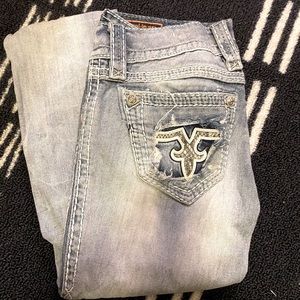 Rock Revival ripped straight leg